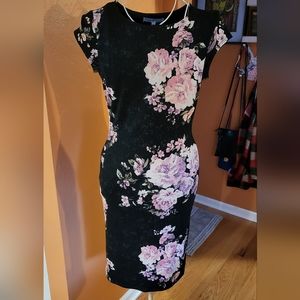 Floral bodycon dress